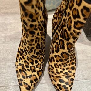 Aldo Animal Print Heeled Boots